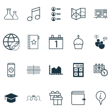 20 evrensel düzenlenebilir simgeler kümesi. Web, mobil ve App tasarım için kullanılabilir. Seo Brainstorm, Koçluk, gündemi ve daha fazlası gibi simgeleri içerir.