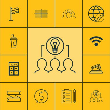 12 evrensel düzenlenebilir simgeler kümesi. Web, mobil ve App tasarım için kullanılabilir. PIN, içki Kupası, kredi kartı ve daha fazlası gibi simgeleri içerir.