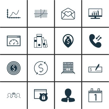 16 evrensel düzenlenebilir simgeler kümesi. Web, mobil ve App tasarım için kullanılabilir. Koçluk, satır kılavuzunu, hücresel veri ve daha fazlası gibi simgeleri içerir.