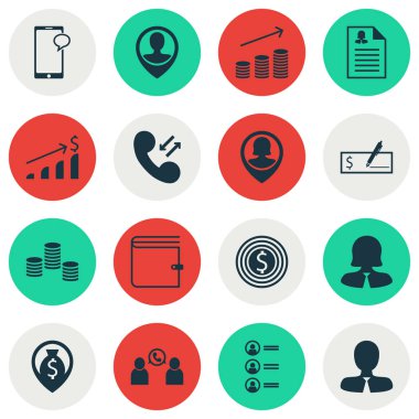 Yöneticisi, bankacilik ve çalışanın konumu konularda Yönetim simgeler kümesi. Düzenlenebilir vektör çizim. Kullanıcı, hedef, erkek ve daha fazla vektör simge içerir.