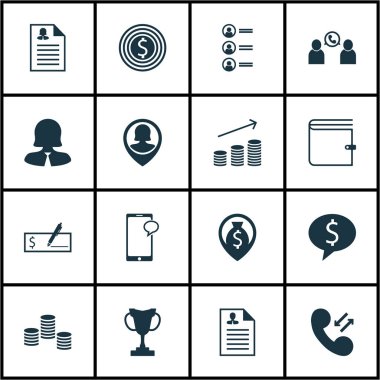 Turnuva, iş hedefi ve banka ödeme konularda Yönetim simgeler kümesi. Düzenlenebilir vektör çizim. Kariyer, sikke, tartışma ve daha fazla vektör simge içerir.