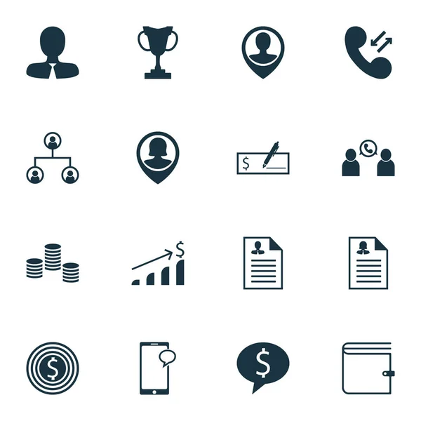 Ensemble d'icônes des ressources humaines sur les objectifs opérationnels, l'argent et les employés Endroit Sujets. Illustration vectorielle modifiable. Comprend cellulaire, CV, objectif et plus d'icônes vectorielles . — Image vectorielle