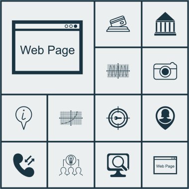 12 evrensel düzenlenebilir simgeler kümesi. Web, mobil ve App tasarım için kullanılabilir. Birlikte çalışma çözümü, satır kılavuzunu, kredi kartı ve daha fazlası gibi simgeleri içerir.