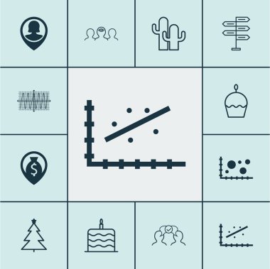 12 evrensel düzenlenebilir simgeler kümesi. Web, mobil ve App tasarım için kullanılabilir. İşbirliği, fırsat, PIN çalışan ve daha fazlası gibi simgeleri içerir.