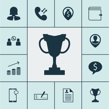 12 insan kaynakları simgeler kümesi. Web, mobil, UI ve Infographic tasarımı için kullanılabilir. Arama, kullanıcı, kariyer ve daha fazlası gibi unsurları içerir.