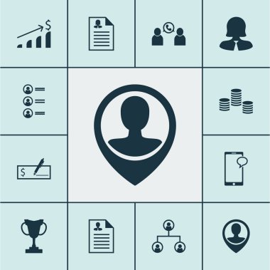 İleti gönderme, İK simgeleri başarılı yatırım ve para konuları ayarlayın. Düzenlenebilir vektör çizim. Başvuru, liste, arama ve daha fazla vektör simge içerir.