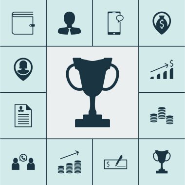 Özgeçmiş, mesajlaşma ve başarılı yatırım konuları üzerinde Hr simgeler kümesi. Düzenlenebilir vektör çizim. Nakit, kullanıcı, konferans ve daha fazla vektör simge içerir.