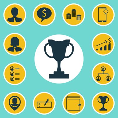 İş kadını, para ve banka ödeme konularda insan kaynakları simgeler kümesi. Düzenlenebilir vektör çizim. Dolar, erkek, yapısı ve daha fazla vektör simge içerir.