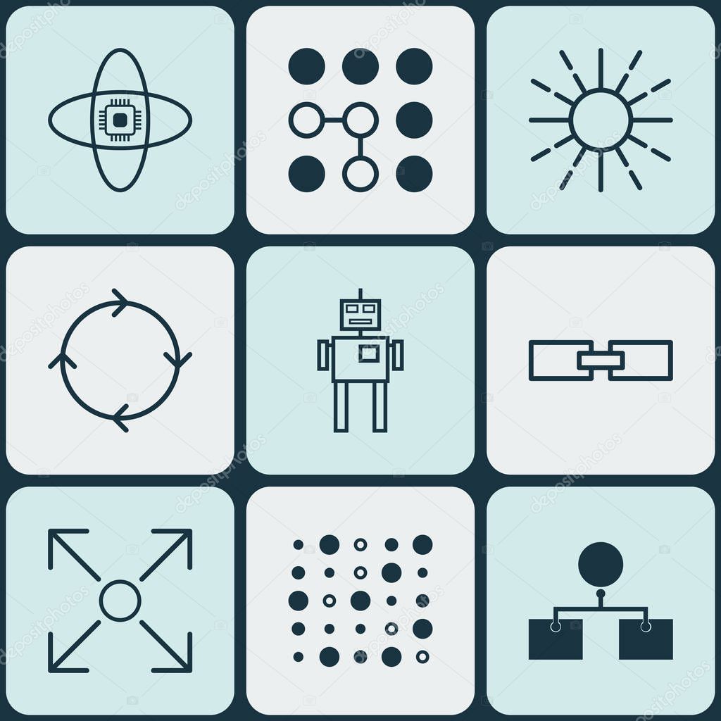 Set Of 9 Machine Learning Icons Includes Analysis Diagram Related Information Lightness Mode And Other Symbols Beautiful Design Elements Premium Vector In Adobe Illustrator Ai Ai Format Encapsulated Postscript Eps Eps Format