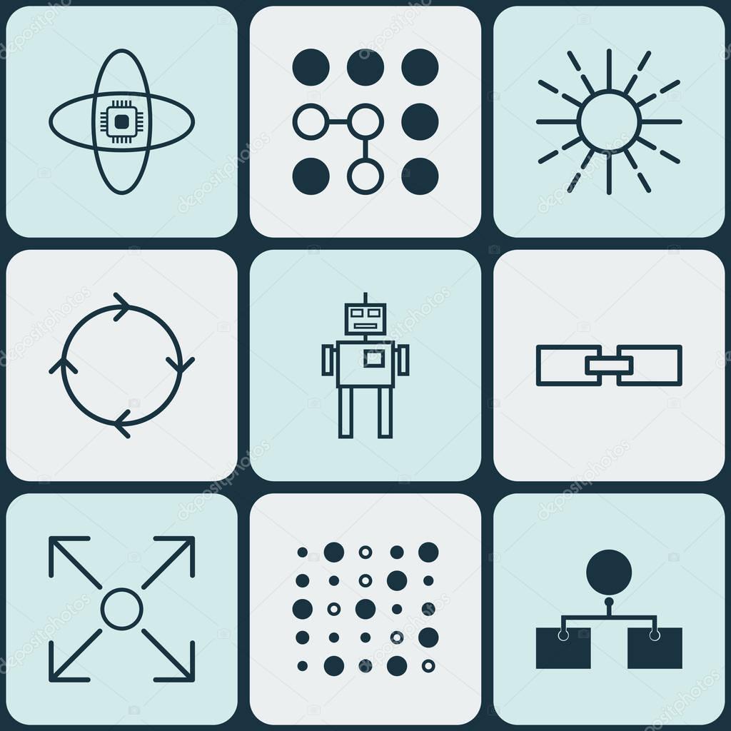 Set Of 9 Machine Learning Icons Includes Analysis Diagram Related Information Lightness Mode And Other Symbols Beautiful Design Elements Premium Vector In Adobe Illustrator Ai Ai Format Encapsulated Postscript Eps Eps Format