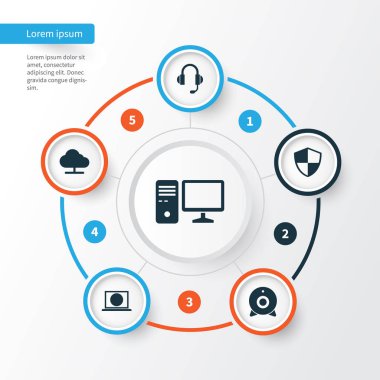 Defter Icons Set. Ağaç, Web, yayın ve diğer öğeleri koleksiyonu. Ayrıca Web, Internet, kişisel gibi simgeler içerir.