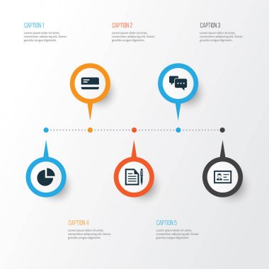 İş İkonları/Simgeleri ayarlayın. Ödeme, sohbet, sözleşme ve diğer öğeleri koleksiyonu. Ayrıca kart, mesaj, chat gibi sembolleri içerir.