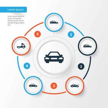 Otomatik Icons Set. Van, otomotiv, oto ve diğer öğeleri koleksiyonu. Ayrıca otomobil, tamir, araba gibi simgeler içerir.