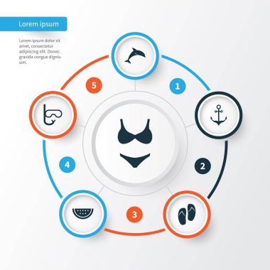 Güneş Icons Set. Armatür, tüp, kavun ve diğer öğeleri koleksiyonu. Ayrıca memeli, takım elbise, aksesuar armatür gibi simgeler içerir.