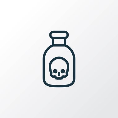 Anahat simgesini zehir. Premium Kalite izole Venom öğe Trendy tarzı.