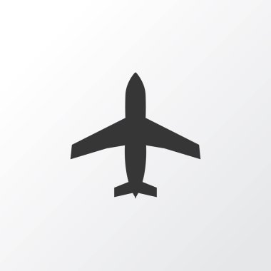 Uçak simgesi simgesi. Premium Kalite izole uçak öğe Trendy tarzı.