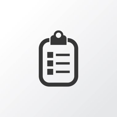 Kayıt simgesi simgesi. Üstün kaliteli moda stil öğesinde Mark izole.