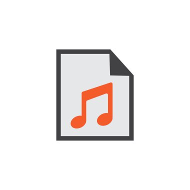 Liste düz simgesi simgesi oynamak. Üstün kaliteli moda stil öğesinde medya izole.