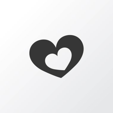 Romantik simgesi simgesi. Premium Kalite izole şekil öğe Trendy tarzı.