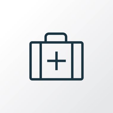 Göğüs anahat simgesi. Premium Kalite izole durumda öğesinde Trendy tarzı.