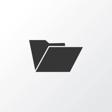 Klasör simgesi simgesi. Premium Kalite izole dosyası öğesi Trendy tarzı.