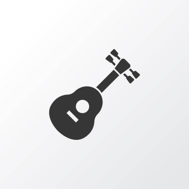 Gitar simgesi simgesi. Premium Kalite izole enstrüman öğe Trendy tarzı.