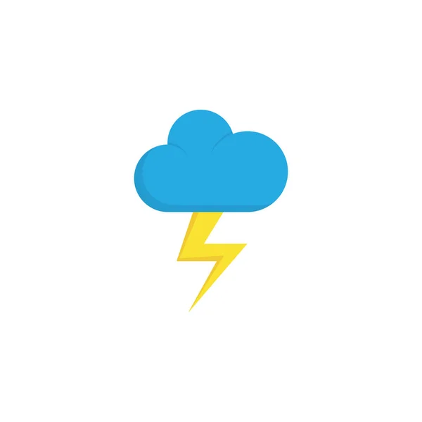 Symbole d'icône plate foudre. Qualité Premium isolé l'élément Flash dans un style branché . — Image vectorielle