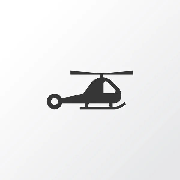 Helicopter Icon Symbol. Premium Quality Isolated Chopper Element In Trendy Style. — Stock Vector