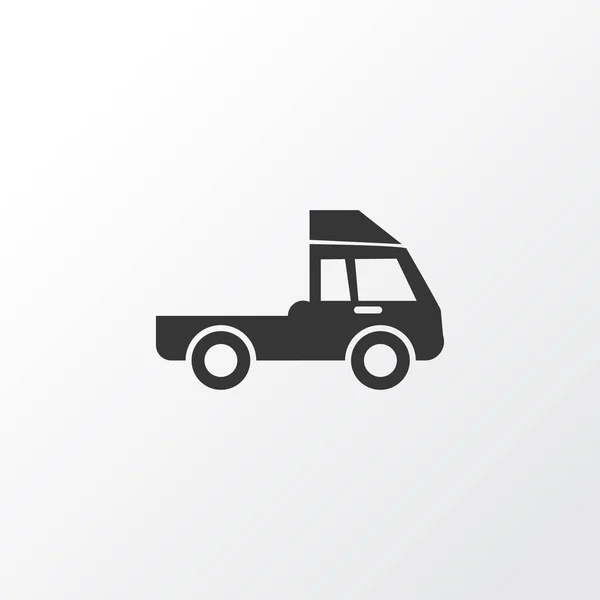 Simbolo dell'icona del camion. Elemento di Van isolato di qualità premium in stile trendy . — Vettoriale Stock
