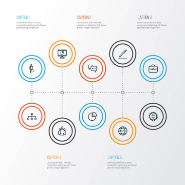 İş anahat simgelerini belirlemek. İşadamı, konuşma, Yöneticisi ve diğer öğeleri koleksiyonu. Ayrıca üye, iş, bavul gibi simgeler içerir.