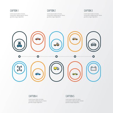Otomatik Renkli Anahat simgelerini belirlemek. Çamaşır, akümülatör, pikap ve diğer öğeleri koleksiyonu. Ayrıca Hood, vagon, pil gibi simgeler içerir.