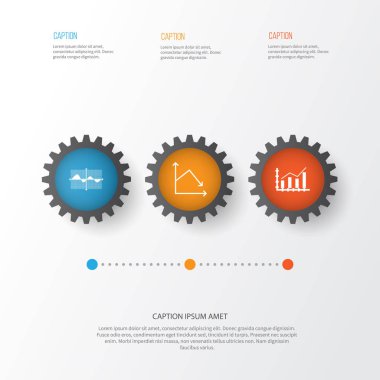 Grafikler, diyagramlar ve istatistik simgeleri kümesi. Kaliteli sembol koleksiyonu. Simgeler web, uygulama ve UI tasarımı için kullanılabilir.
