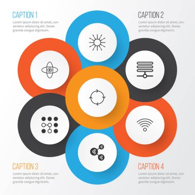 Makine Icons Set. Hafiflik modu, Bilgi Bankası, yinelenen Program ve diğer öğeleri koleksiyonu. Ayrıca parlaklık, kablosuz, bilgisayar gibi simgeler içerir.