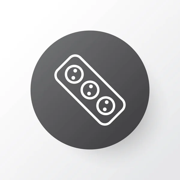 Socket pictogram symbool. Premium kwaliteit geïsoleerd Extension Cord Element In Trendy stijl. — Stockvector