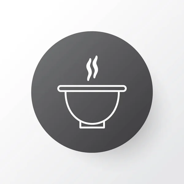 Soppa ikon Symbol. Premium kvalitet isolerad skål Element i trendig stil. — Stock vektor
