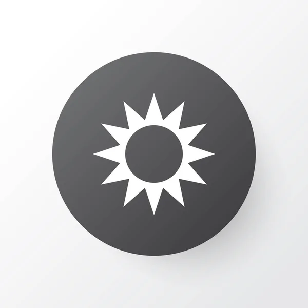Símbolo del icono del sol. Elemento soleado aislado de calidad premium en estilo moderno . — Vector de stock
