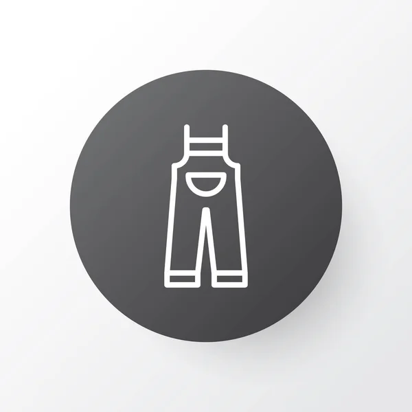 Amerikaanse overalls pictogram symbool. Premiumkwaliteit geïsoleerd tuin kleren Element In Trendy stijl. — Stockvector