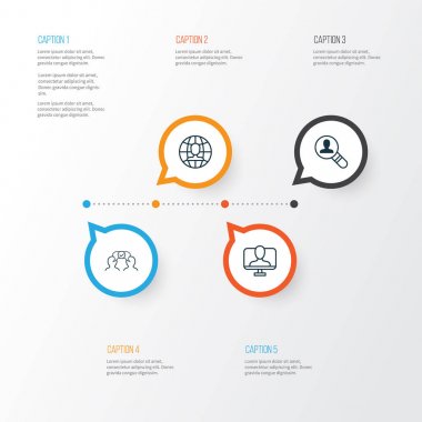 İş İkonları/Simgeleri ayarlayın. Online kimlik, açık pozisyon, küresel iş ve diğer öğeleri koleksiyonu. Ayrıca Vacancy, çalışan, küresel gibi simgeler içerir.