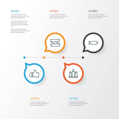 Tatil Icons Set. Mitten, boş şerit, balıkçılık ve diğer öğeleri koleksiyonu. Ayrıca dayağı, mum, mum gibi simgeler içerir.