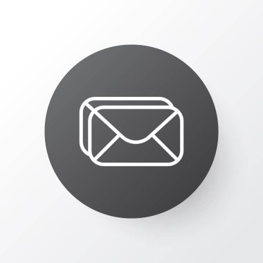 Gelen kutusu simgesini sembolü. Premium Kalite izole posta kutusu öğesi Trendy tarzı.