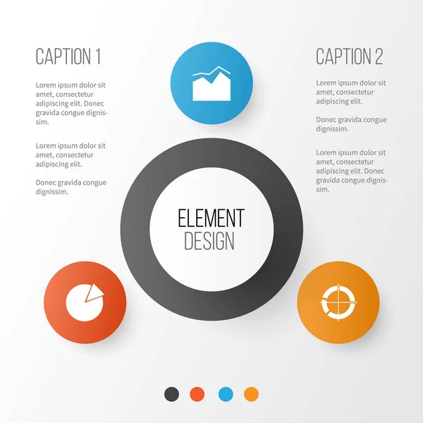 Set von Diagrammen, Diagrammen und Statistiken-Symbolen. Hochwertige Symbolkollektion. Symbole können für Web-, App- und UI-Design verwendet werden. — Stockvektor