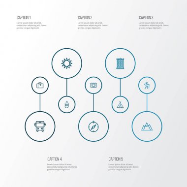 Anahat simgeleri seyahat ayarlayın. Video, Bina, gezgin ve diğer öğeleri koleksiyonu. Ayrıca turist, Oto, gölgelik gibi simgeler içerir.