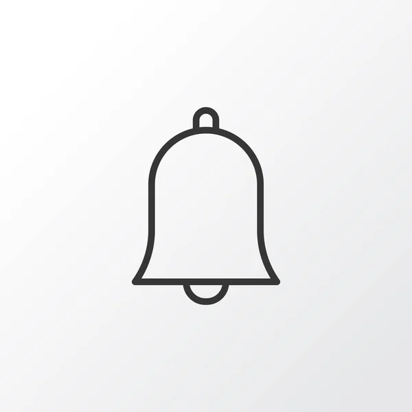 Icono de alarma símbolo. Elemento de campana aislada de primera calidad en estilo moderno . — Vector de stock