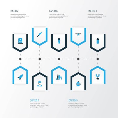 Savaş renkli simgeler kümesi. Mezar, asker, el bombası ve diğer öğeleri koleksiyonu. Ayrıca Bang, ordu, dinamit gibi simgeler içerir.