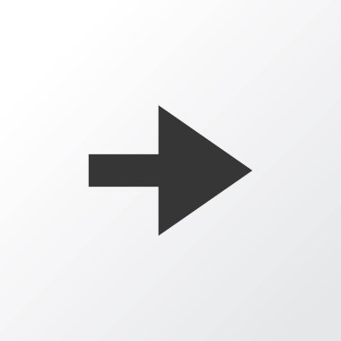 Simge simge ileri. Sınıf kalitesi ileri moda stil öğesinde izole.