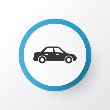 Sedan simgesi simgesi. Üstün kaliteli otomobil moda stil öğesinde izole.