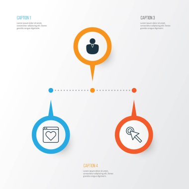 Ağ bağlantısı simgeleri ayarlayın. Hesap, imleç, takip ve diğer öğeleri koleksiyonu. Ayrıca sayfa, hesap, kullanıcı gibi simgeler içerir.