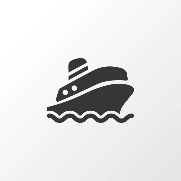 Cruise pictogram symbool. Premiumkwaliteit geïsoleerd verzending Tour Element In Trendy stijl. — Stockvector