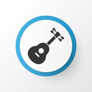 Gitar simgesi simgesi. Premium Kalite izole enstrüman öğe Trendy tarzı.