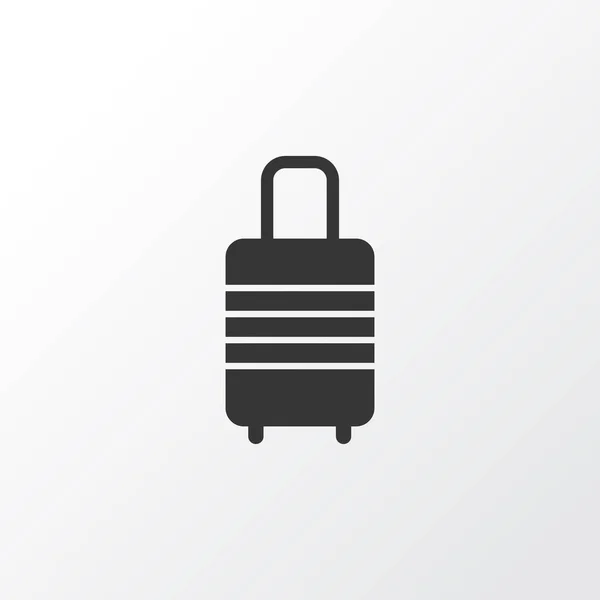 Σύμβολο εικονίδιο αποσκευές. Πριμοδότηση ποιότητας απομονωμένες βαλίτσα στοιχείο σε μοντέρνο στυλ. — Διανυσματικό Αρχείο